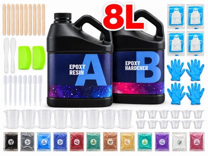8L Epoxy Resin Kit