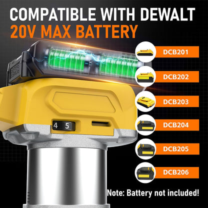 Cordless Power Router Compatible with Dewalt