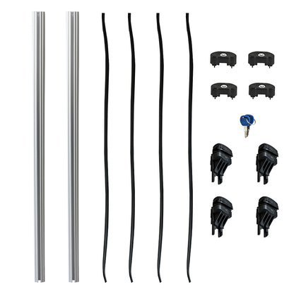 Cargoloc Aluminium Roof Top Cross Bars