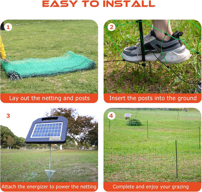Electric Fence Netting 50m x 126cm