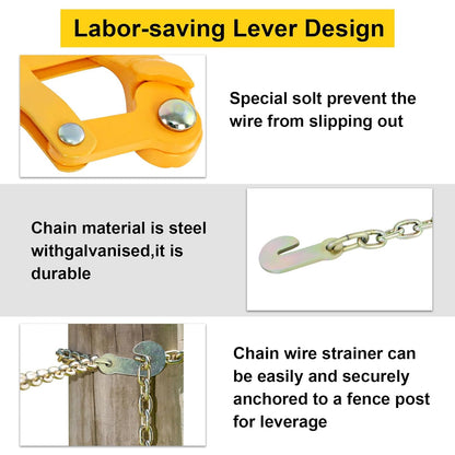 Electric Fencing Galvanized Chain Wire Strainer