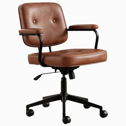 Retro Home Office Chair - Tan Vintage
