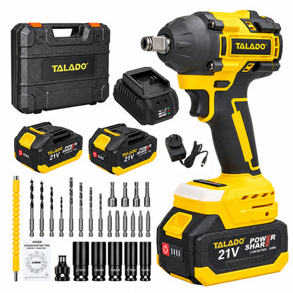 Cordless Electric Impact Wrench With Battery