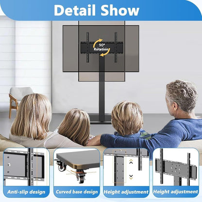 Height Adjustable TV Standfor 42-80inch