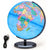 Illuminated Antique World Globe Decor LED Light-20cm