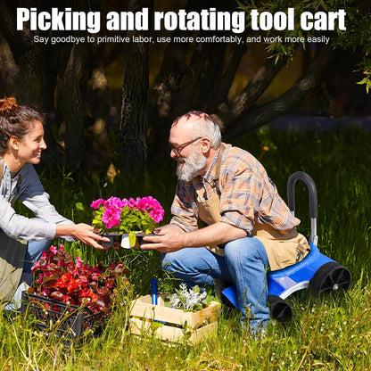 Garden Rolling Cart Seat