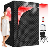 Steam Sauna with Red Light Therapy
