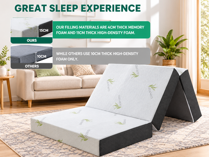 Foldable Mattress Folding Foam Queen Bamboo Mattresses