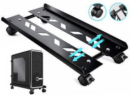Adjustable Heavy-Duty PC Tower Stand