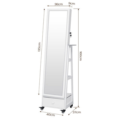 Jewellery Cabinet Armoire Storage Shelf