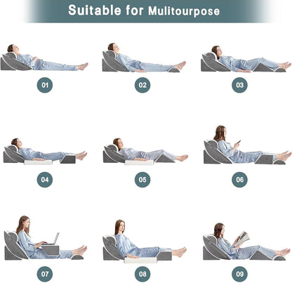 6PCS Orthopedic Bed Wedge Pillow Set
