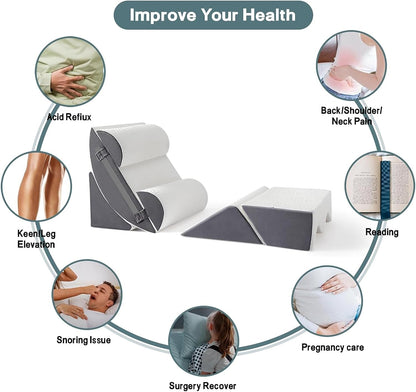 6PCS Orthopedic Bed Wedge Pillow Set