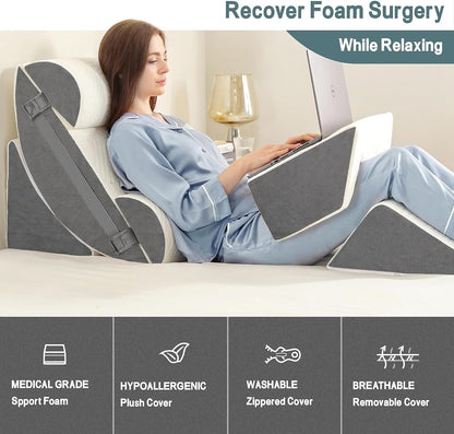 6PCS Orthopedic Bed Wedge Pillow Set