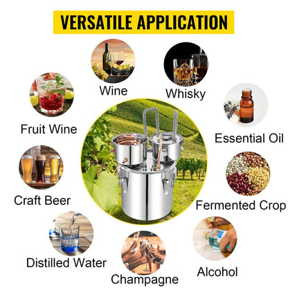 2 Pots 50L Alcohol Distiller