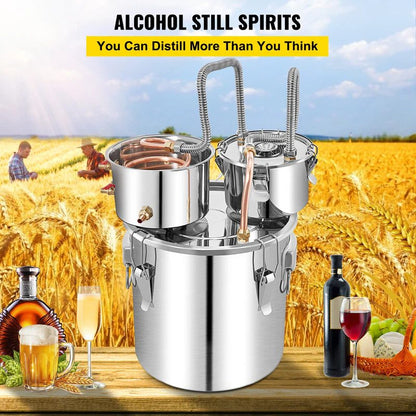 2 Pots 50L Alcohol Distiller