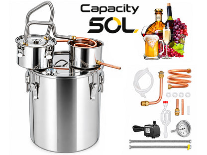 2 Pots 50L Alcohol Distiller