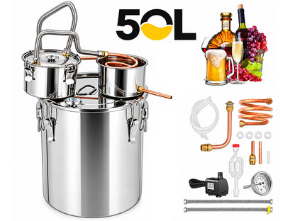 2 Pots 50L Alcohol Distiller