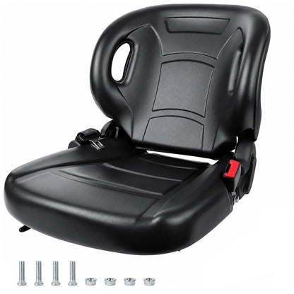 Adjustable Universal Forklift Seat Tractor Diggers Chair Backrest