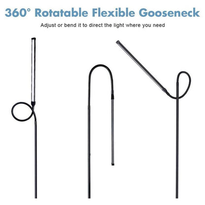LED Floor Lamp Adjustable Gooseneck Floor Lamp
