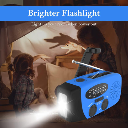 Hand Crank Self Powered Solar Radio