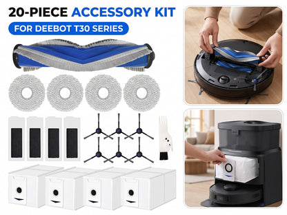 20Pcs Accessories Kit for Ecovacs