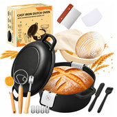Cast Iron Dutch Oven Sourdough Bread Baking Set