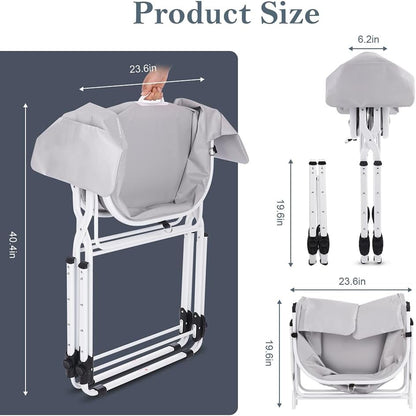 Dog Bath tub Elevated & Foldable Space Saving Pet Shower Station