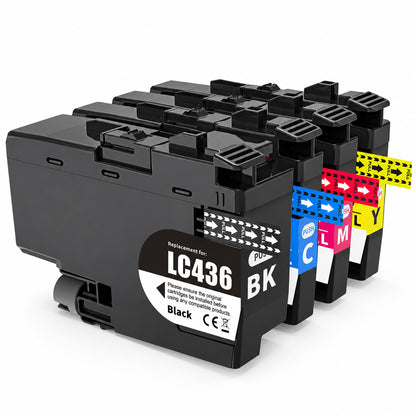 Compatible LC436XL Brother Ink Cartridges for Printers: MFC-J4440DW MFC-J4540DW