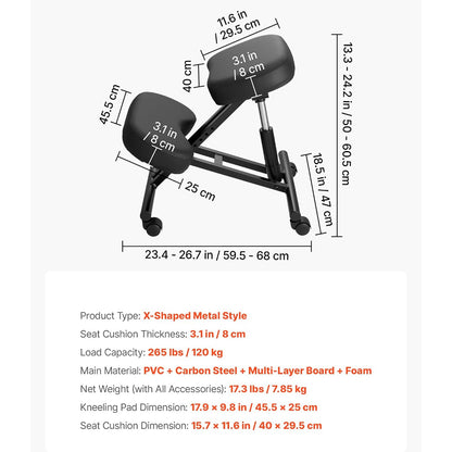 Ergonomic Kneeling Posture Chair