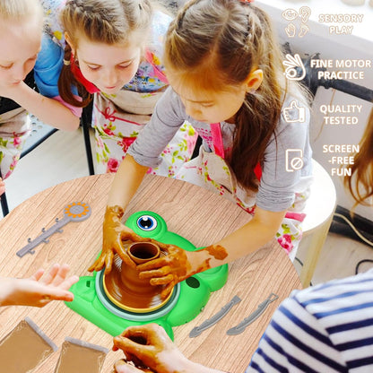 Frog Pottery Wheel for Kids