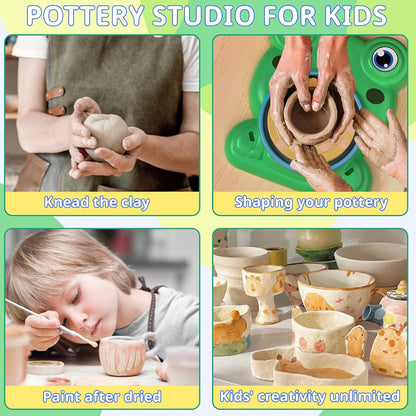 Frog Pottery Wheel for Kids