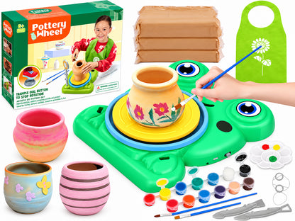 Frog Pottery Wheel for Kids