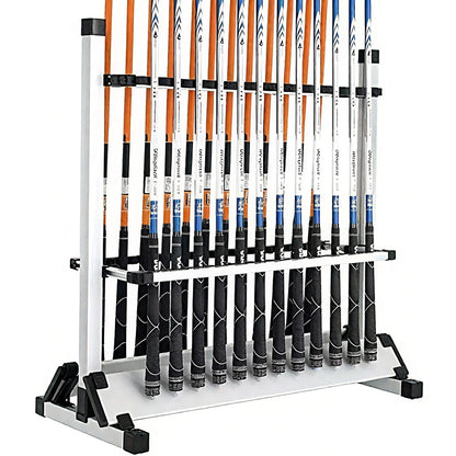 24 Slots Fishing Rod Holder Rack