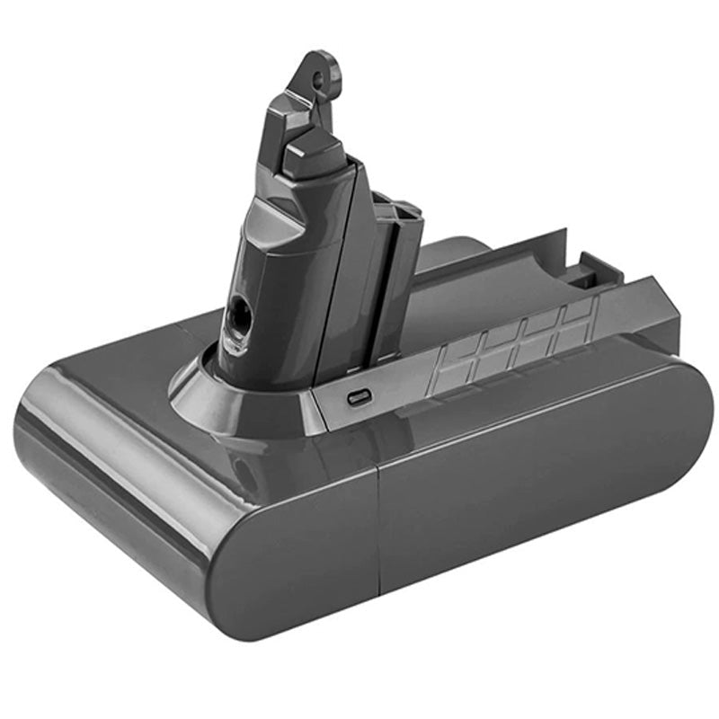 Dyson V6 replacement battery showing lithium-ion cells