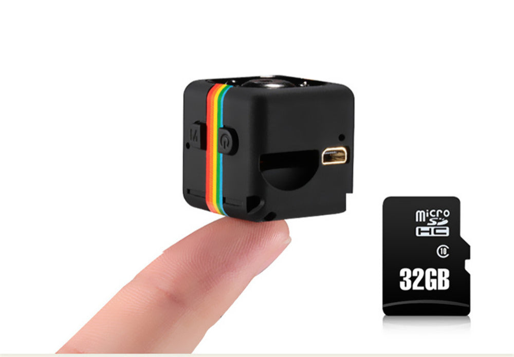 Mini camera USB interface for charging and data transfer