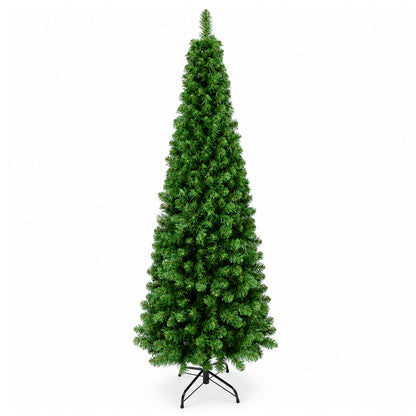 7ft Premium Artificial Slim Christmas Tree - (210cm)