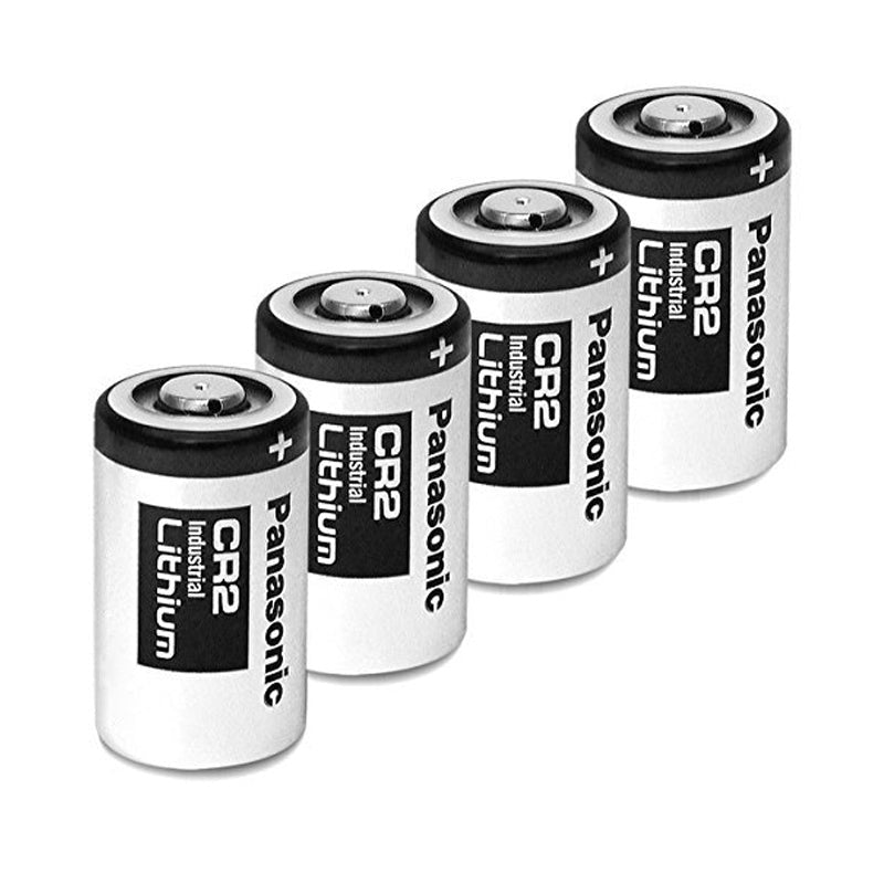 CR2 lithium battery 3V Panasonic pack front view