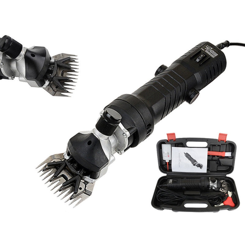 Sheep clippers showing full aluminium head and steel blade