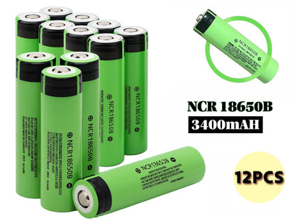 18650 Rechargeable Battery 12PCS