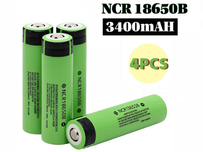 18650 Battery Rechargeable 4pcs
