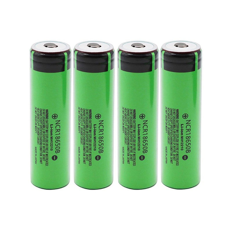 18650 Battery Rechargeable showing side view with label
