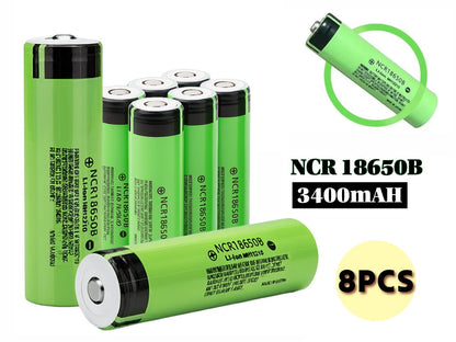 18650 Rechargeable Battery 8pcs