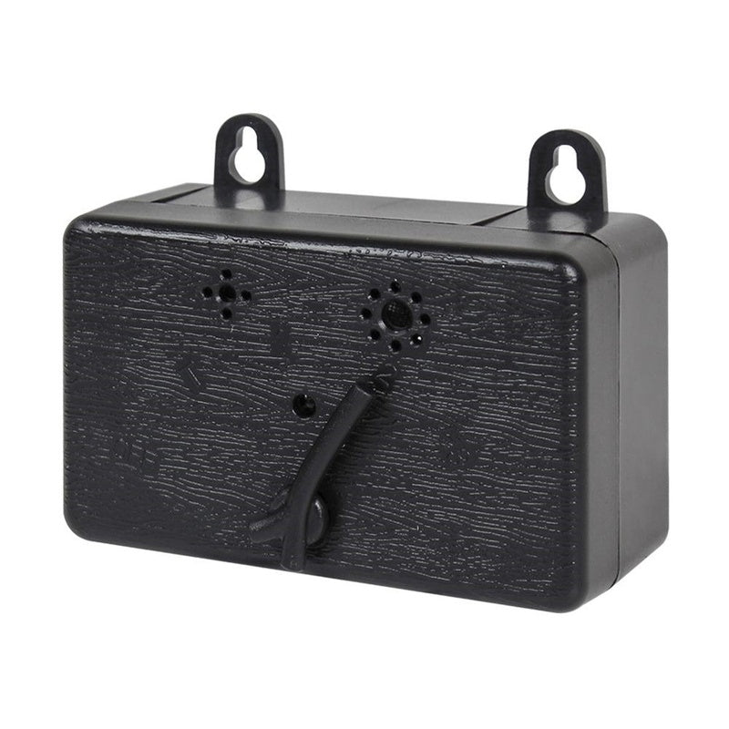 Anti bark silencer showing front view with control buttons