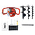 Post hole borer 58cc petrol earth auger side view with ergonomic grips