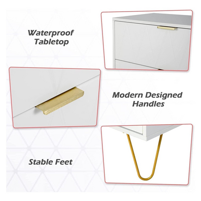 Tallboy 4 Drawer White