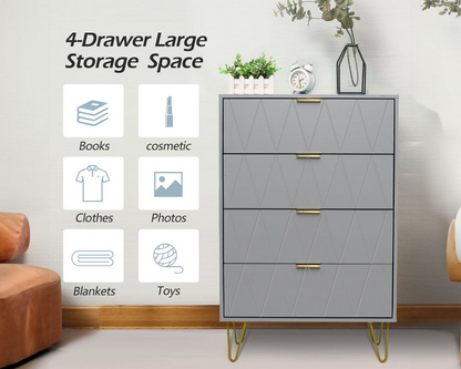 Tallboy 4 Drawer Dresser