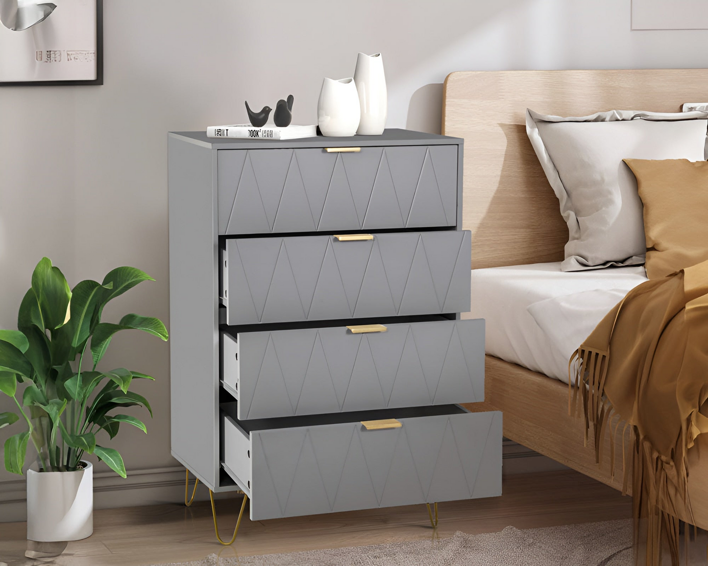 Tallboy 4 Drawer Dresser