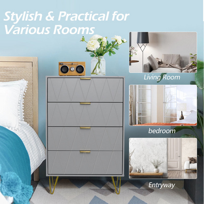 Tallboy 4 Drawer Dresser