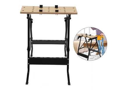 Work bench plastic jaws rotated for secure clamping