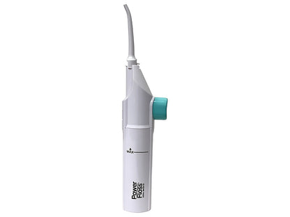 Close up of water flosser tip for back teeth cleaning